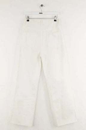 Jean large Sandro Blanc en Coton