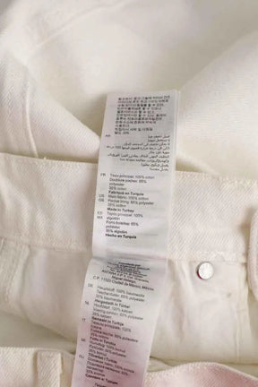 Jean large Sandro Blanc en Coton