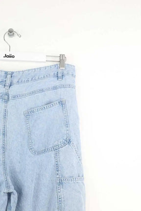 Jean large Sandro Bleu en Coton