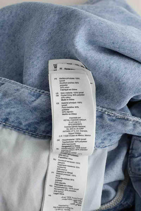 Jean large Sandro Bleu en Coton