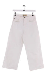 Jean large Sessun Bay pant Blanc en Coton, taille XS - Seconde Main