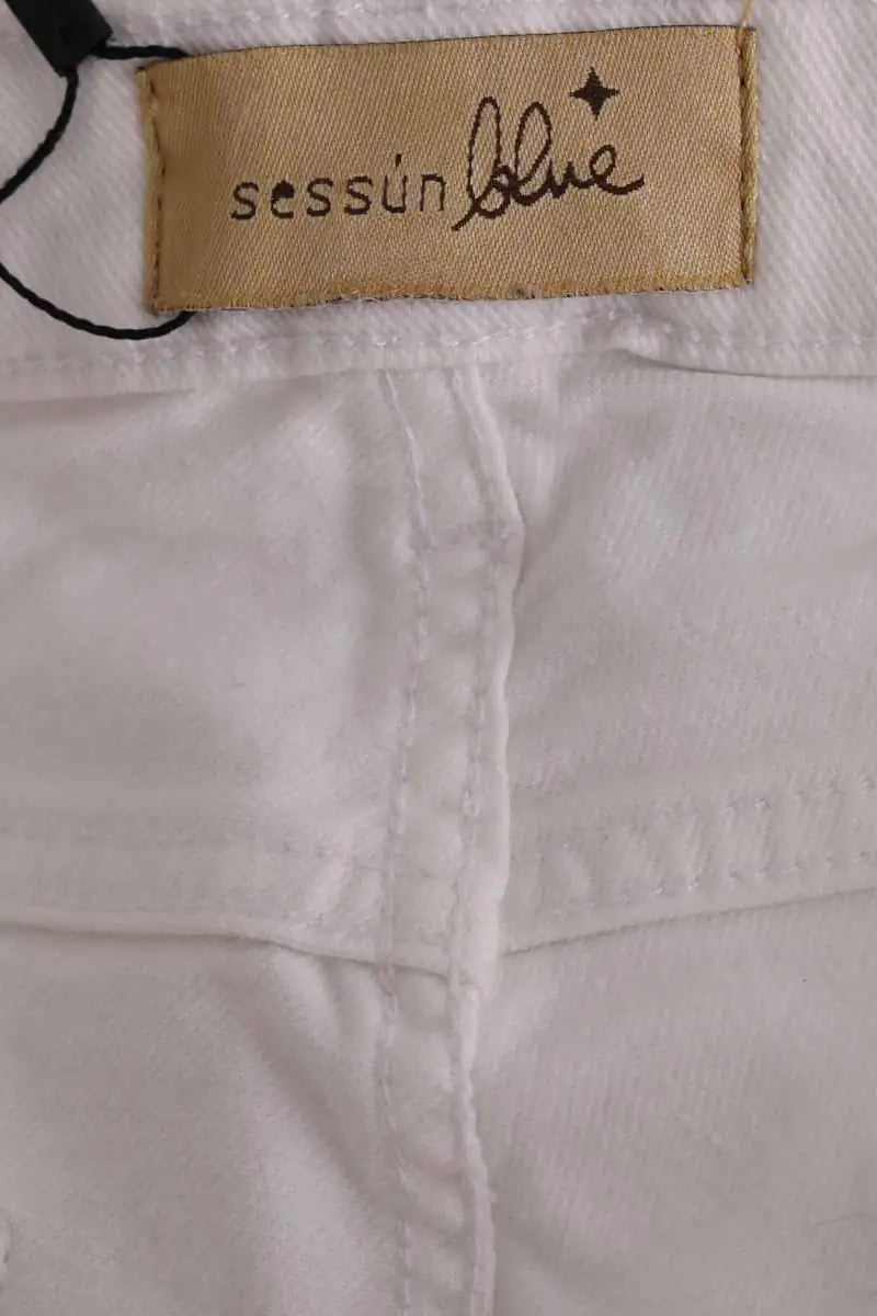 Jean large Sessun Bay pant Blanc en Coton