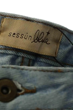Jean large Sessun Bay pant Bleu en Coton