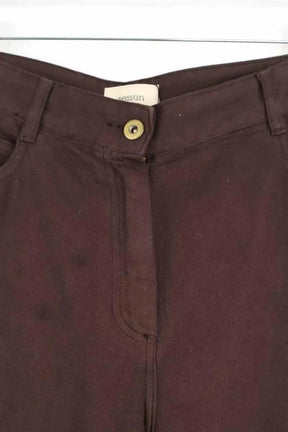 Jean large Sessun Dalt Marron en Coton