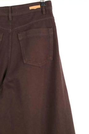Jean large Sessun Dalt Marron en Coton