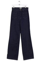 Jean large Sézane Bleu en Coton, taille L - Seconde Main