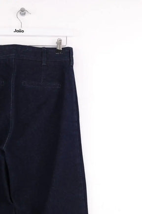 Jean large Sézane Bleu en Coton