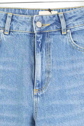 Jean large Sézane Bleu en Coton