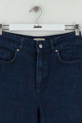 Jean large Sézane Bleu en Coton