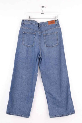 Jean large Sézane Bleu en Coton