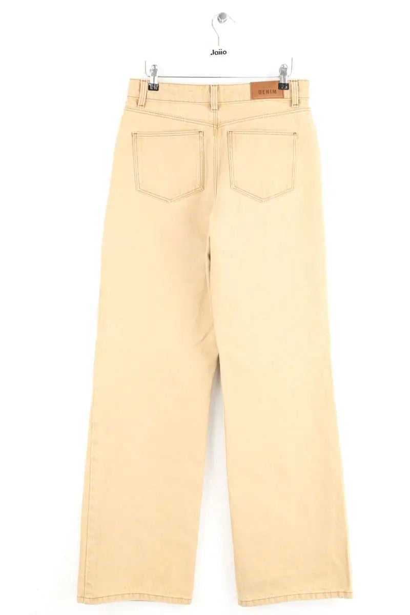 Jean large Sézane Camel en Coton