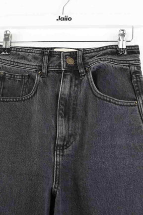 Jean large Sézane Gris en Coton