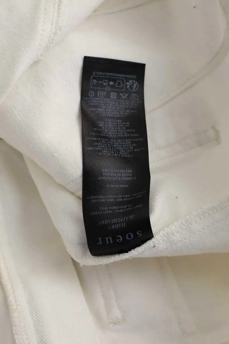 Jean large Soeur Blanc en Coton