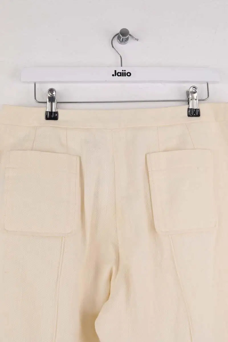 Jean large Soeur Ecru en Coton