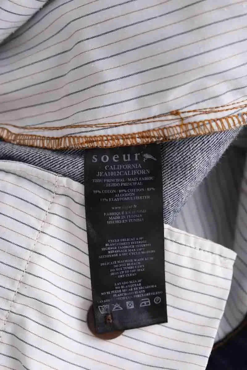 Jean large Soeur Marine en Coton