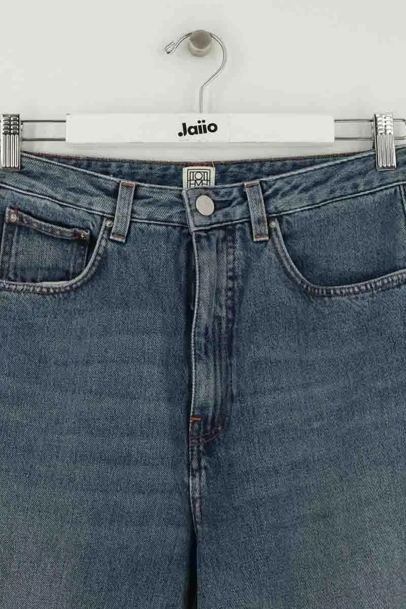 Jean large Toteme Bleu en Coton