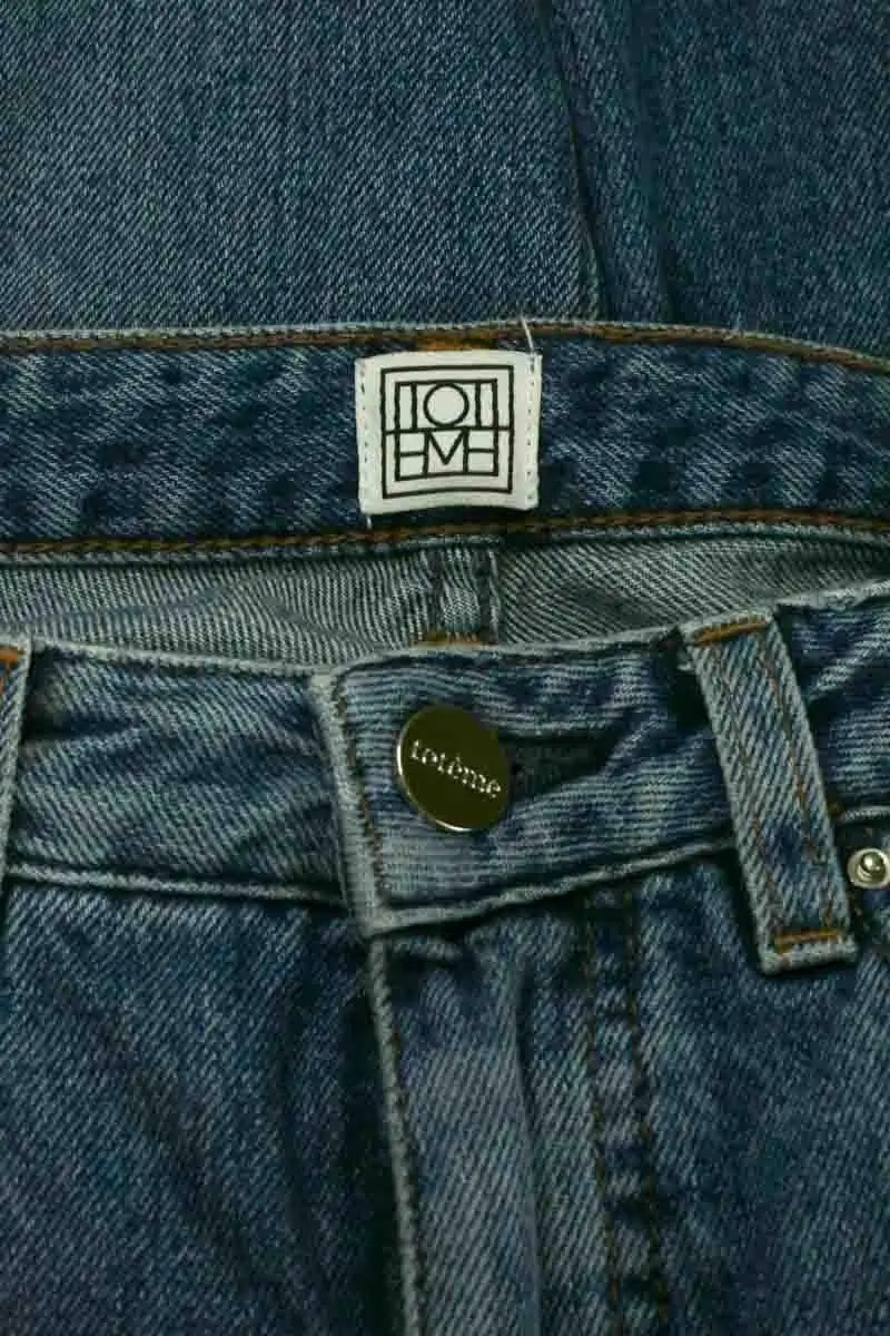Jean large Toteme Bleu en Coton