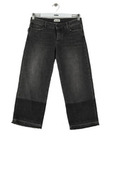 Jean large Zadig & Voltaire Noir en Coton, taille XS - Seconde Main
