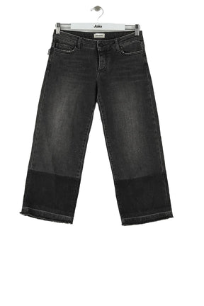 Jean large Zadig & Voltaire Noir en Coton, taille XS - Seconde Main