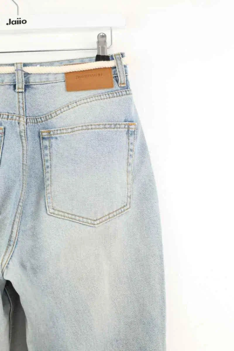 Jean large Zimmermann Bleu en Coton