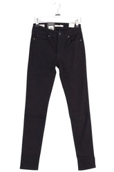 Jean Levi's 711 Skinny Noir en Coton, taille S - Seconde Main