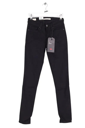 Jean Levi's 711 Skinny Noir en Coton, taille S - Seconde Main