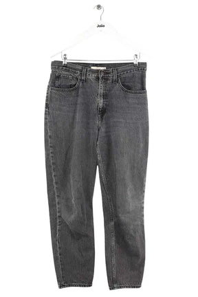 Jean Levi's 80's Mom Jean Gris en Coton, taille L - Seconde Main