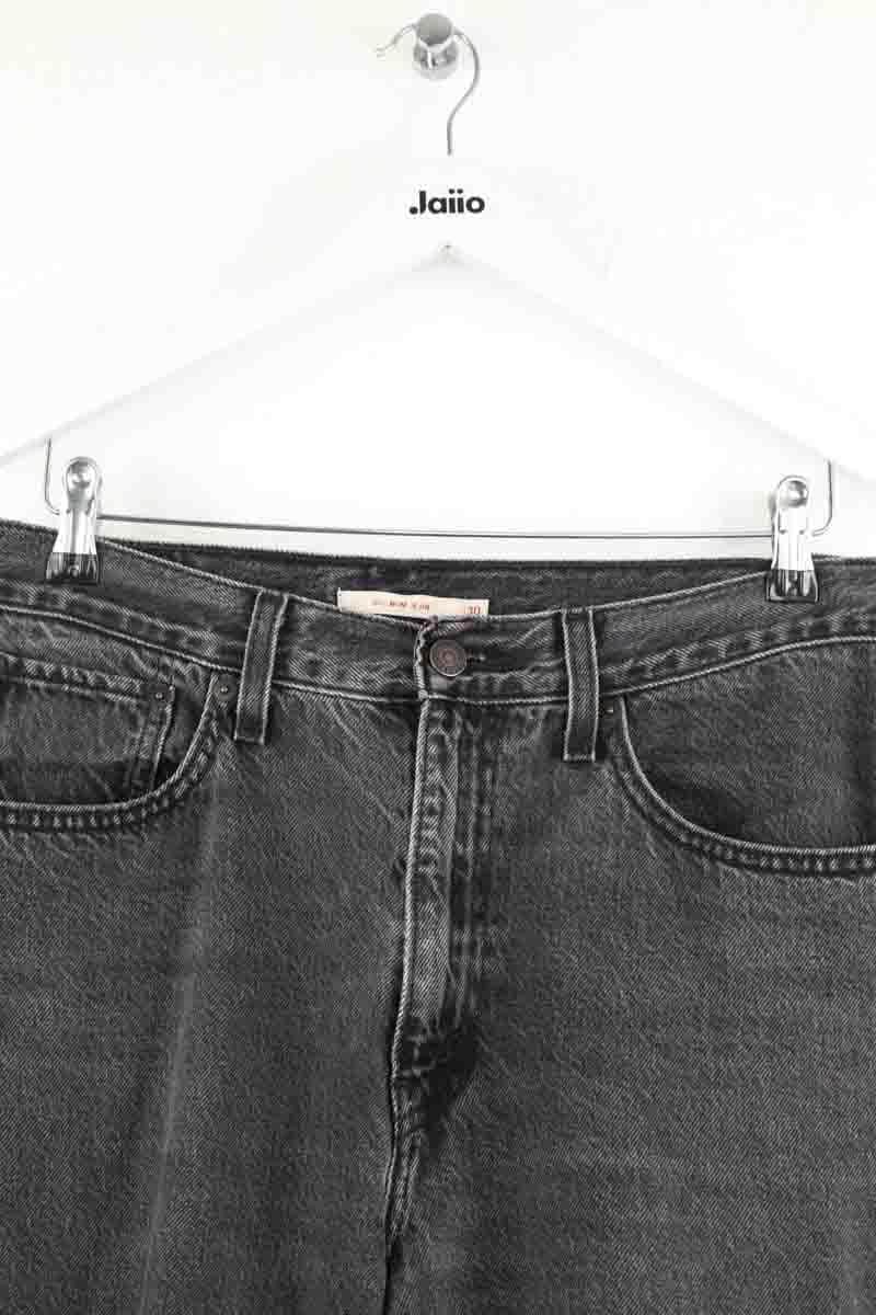 Jean Levi's 80's Mom Jean Gris en Coton