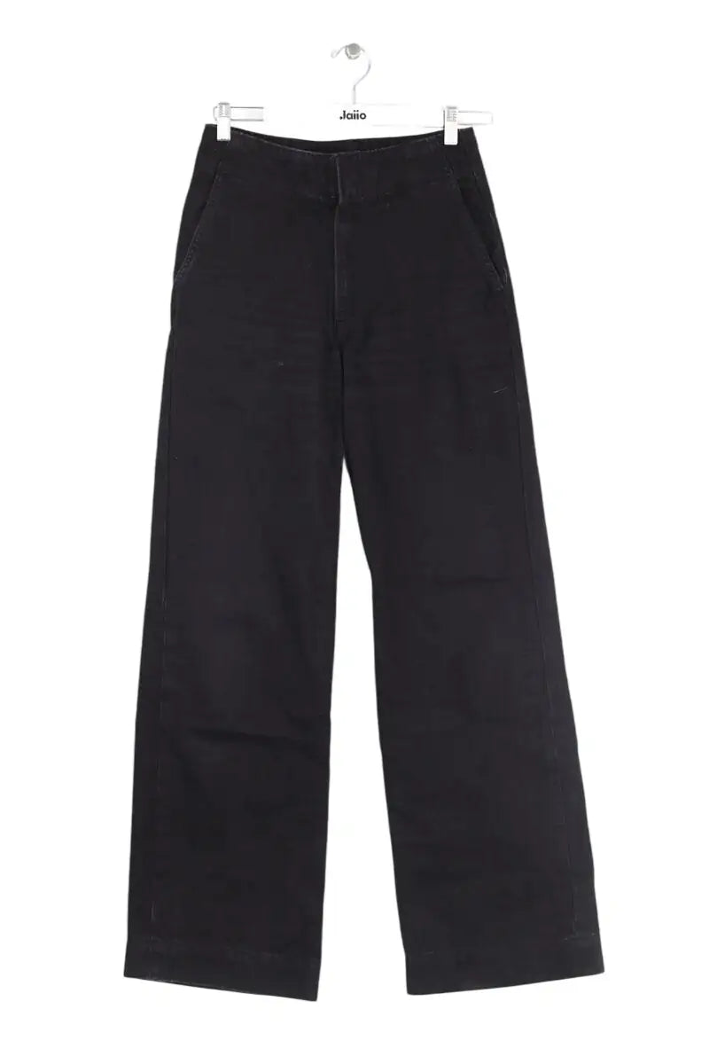 Jean Levi's Ribcage wideleg Noir en Coton, taille S - Seconde Main