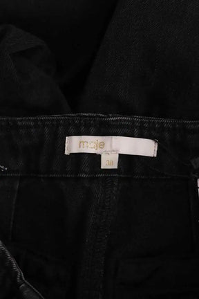 Jean Maje Noir en Coton
