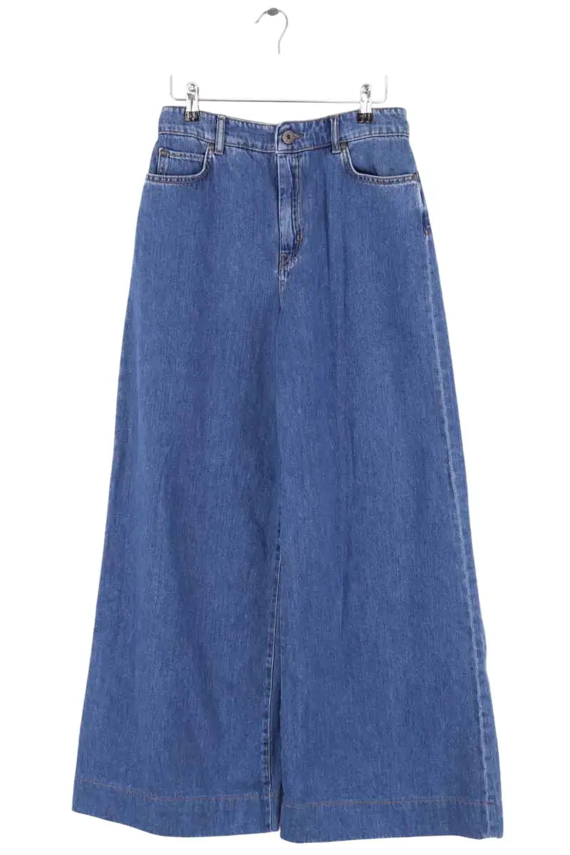 Jean Max Mara Bleu en Coton, taille L - Seconde Main