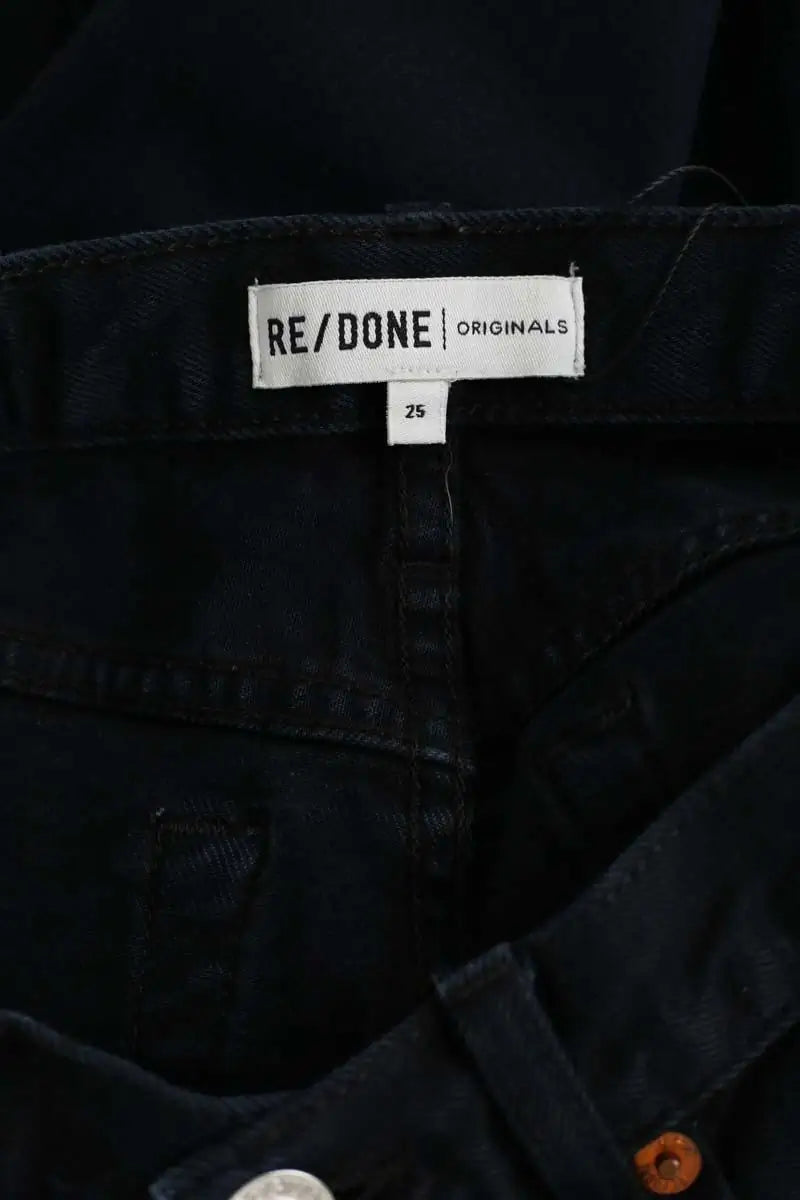 Jean RE/DONE Bleu en Coton