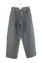 Jean Samsoe Samsoe Gris en Coton, taille L - Seconde Main