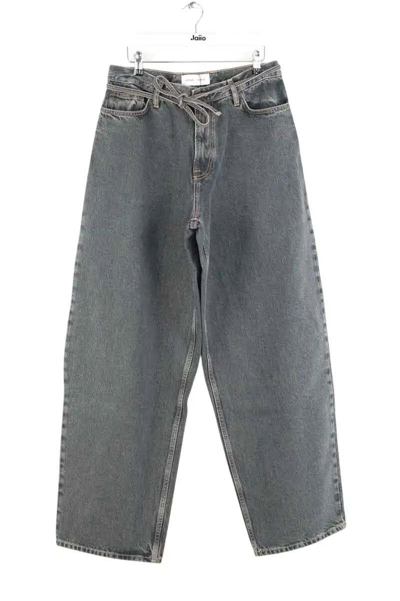 Jean Samsoe Samsoe Gris en Coton, taille L - Seconde Main