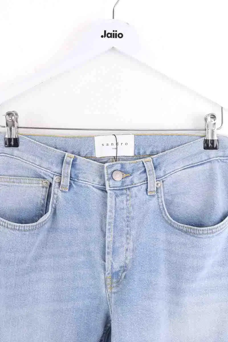 Jean Sandro Bleu en Coton