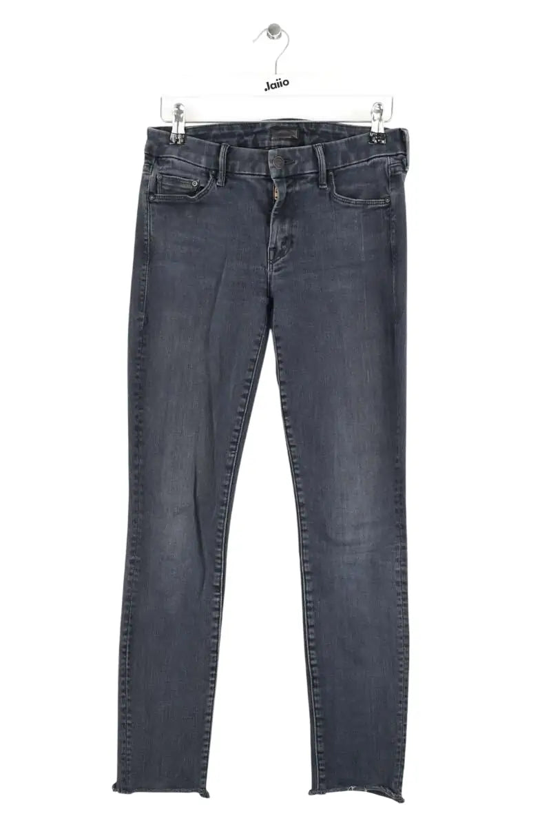 Jean skinny Mother Gris en Coton, taille S - Seconde Main