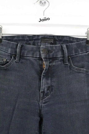 Jean skinny Mother Gris en Coton