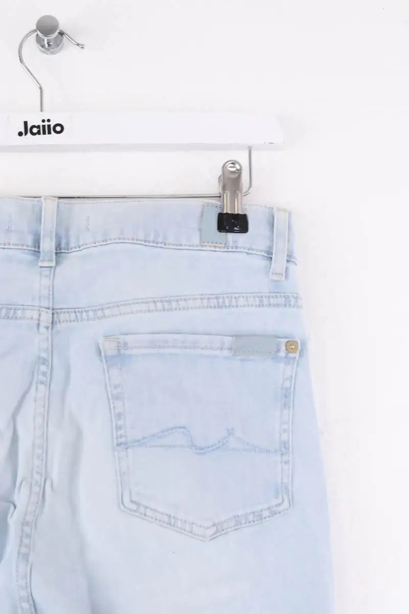 Jean slim 7 For All Mankind Bleu en Coton