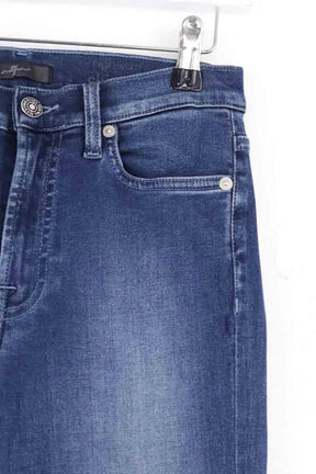 Jean slim 7 For All Mankind Bleu en Coton