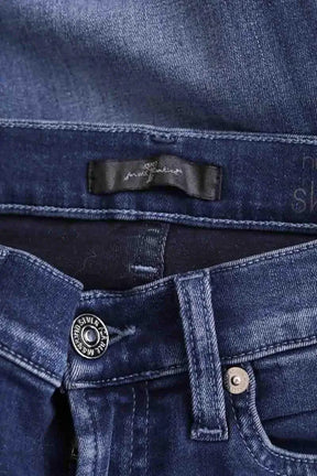 Jean slim 7 For All Mankind Bleu en Coton