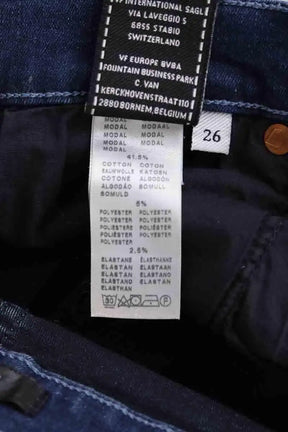 Jean slim 7 For All Mankind Bleu en Coton