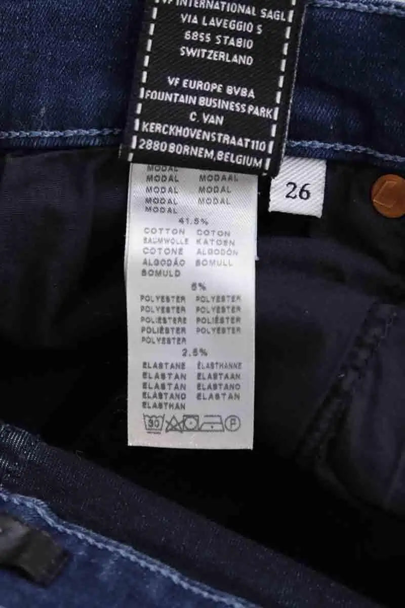 Jean slim 7 For All Mankind Bleu en Coton