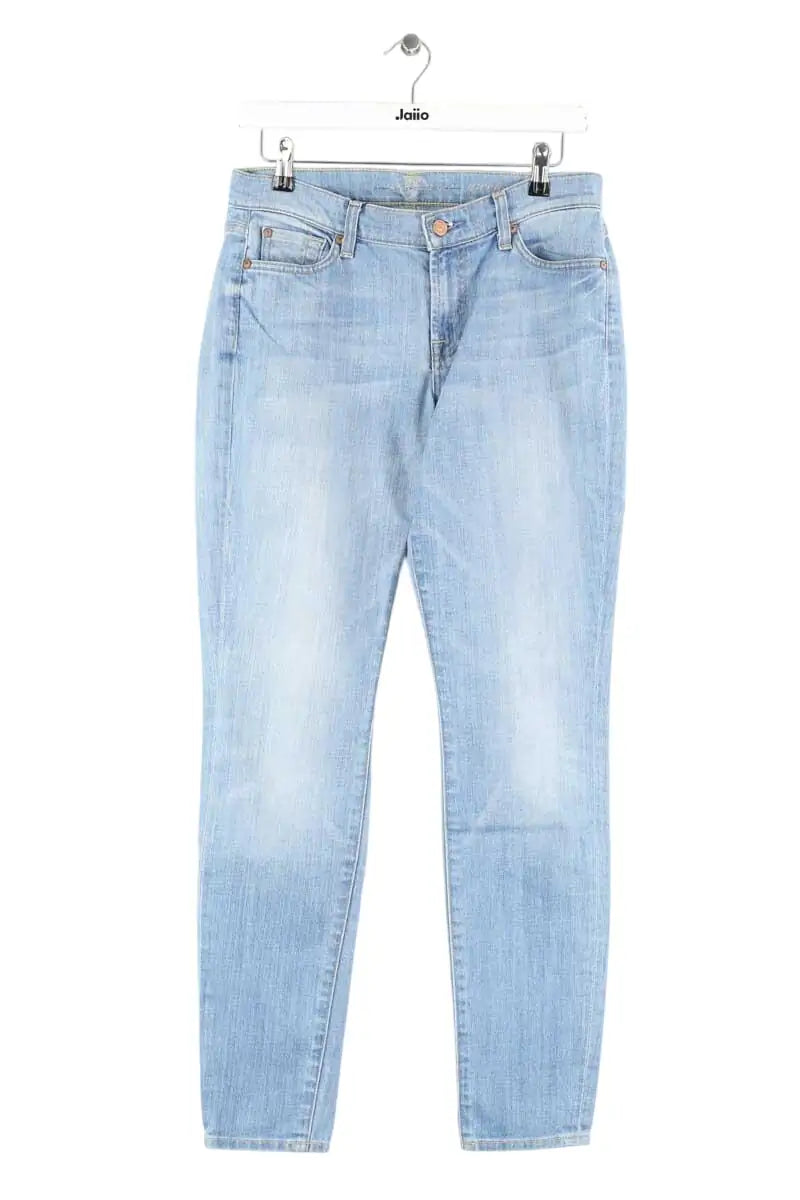 Jean slim 7 For All Mankind Bleu en Coton, taille XS - Seconde Main