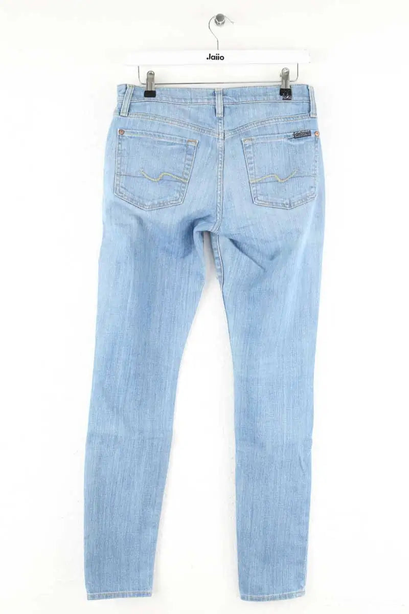 Jean slim 7 For All Mankind Bleu en Coton