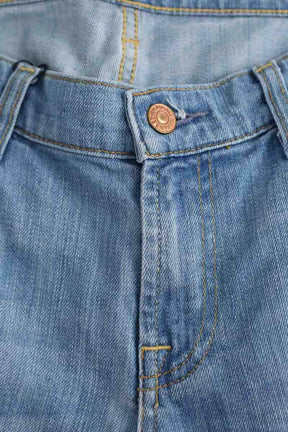 Jean slim 7 For All Mankind Bleu en Coton
