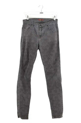 Jean slim 7 For All Mankind Gris en Coton, taille M - Seconde Main