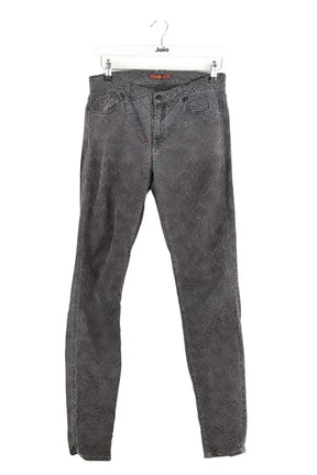 Jean slim 7 For All Mankind Gris en Coton, taille M - Seconde Main