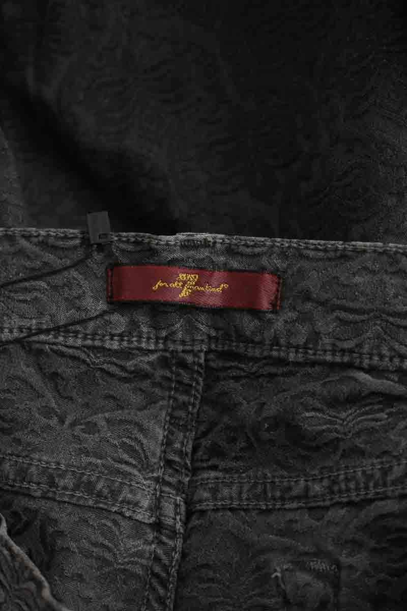 Jean slim 7 For All Mankind Gris en Coton