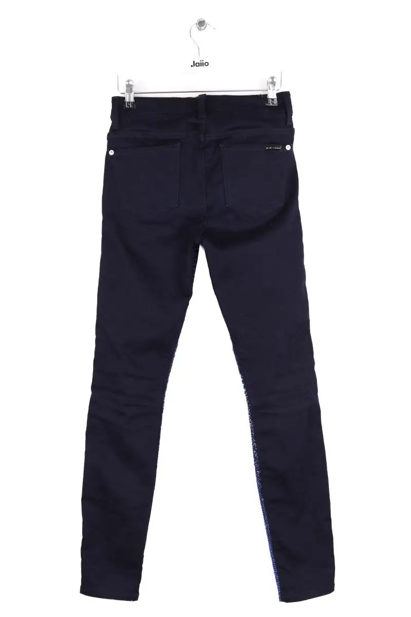 Jean slim 7 For All Mankind Marine en Coton