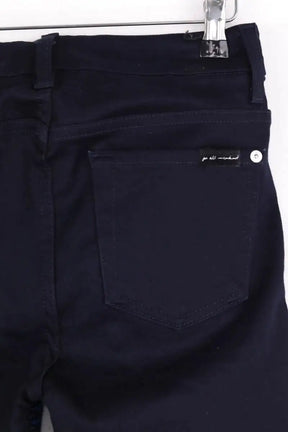 Jean slim 7 For All Mankind Marine en Coton